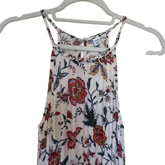 Old Navy Floral Long Maxi Strappy Summer Tank Dress Women’s Size XS 0 2 - Picture 3 of 5